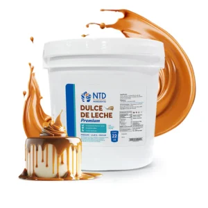 Dulce de Leche Premium NTD disponible en Cubo 22 LB